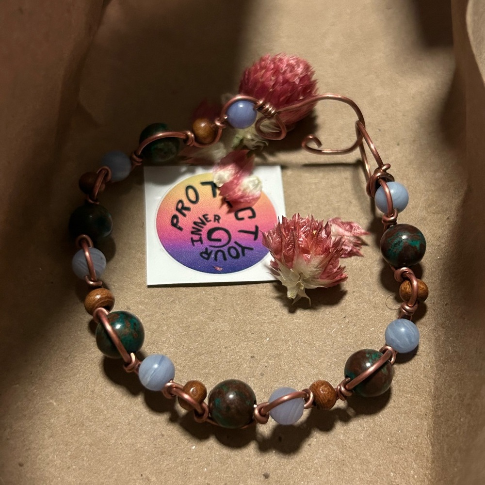 Custom copper wire bracelets